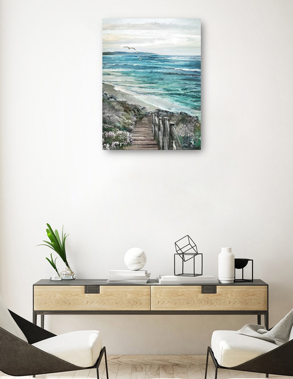 Cuadro decorativo Costas Del Este Impresión En Lienzo técnica mixta Playas 3