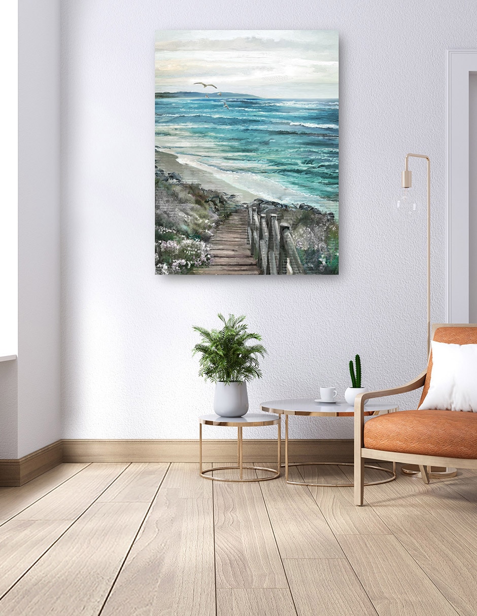 Cuadro decorativo Costas Del Este Impresión En Lienzo técnica mixta Playas 6