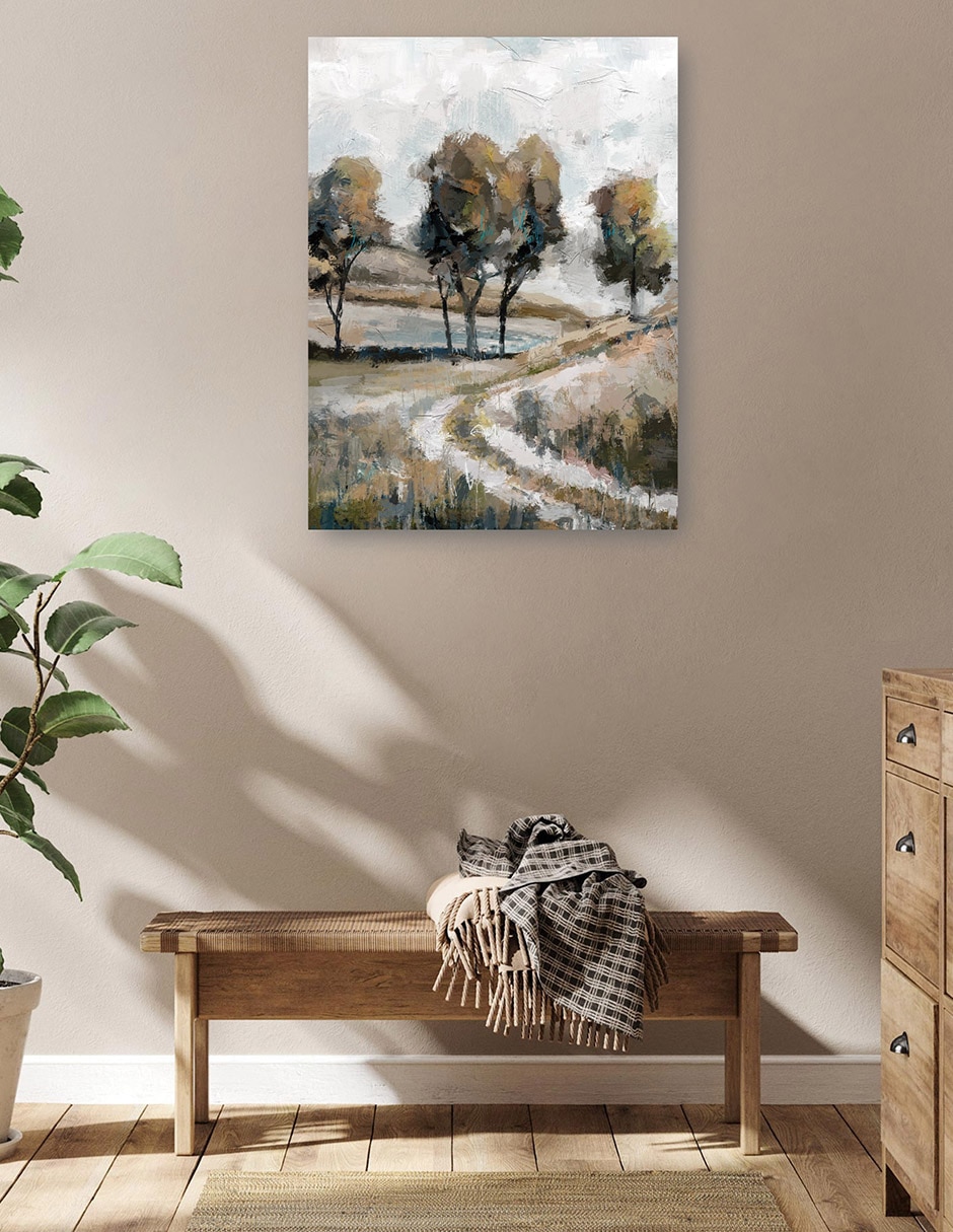 Cuadro decorativo De Vuelta A Casa Impresión En Lienzo técnica mixta Bosques 5