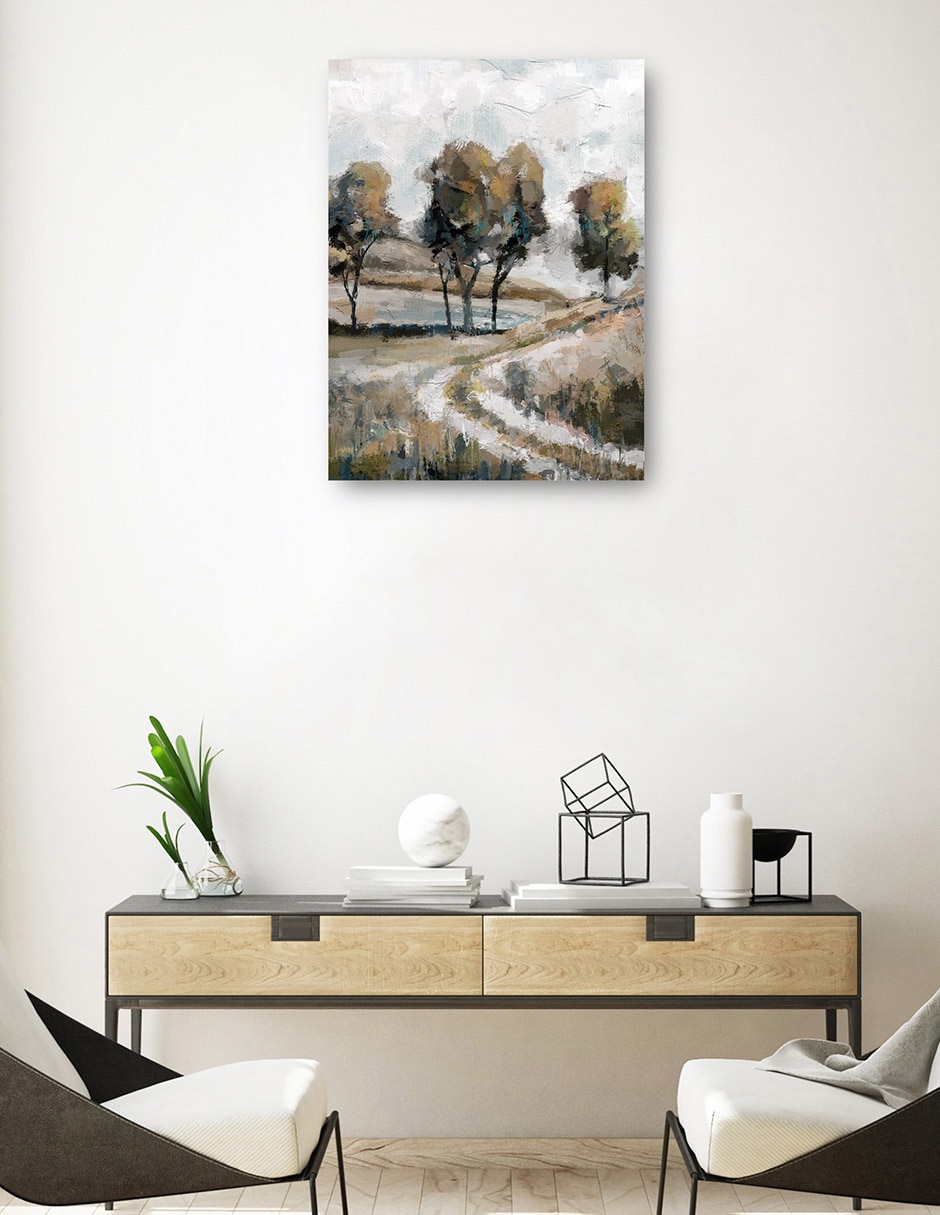 Cuadro decorativo De Vuelta A Casa Impresión En Lienzo técnica mixta Bosques 7