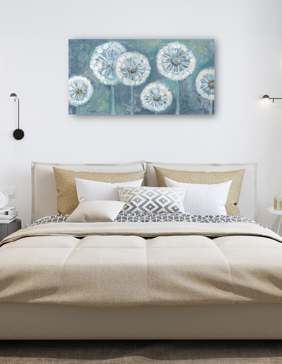 Cuadro decorativo Deseando Azul Impresión En Lienzo técnica mixta Naturaleza 6
