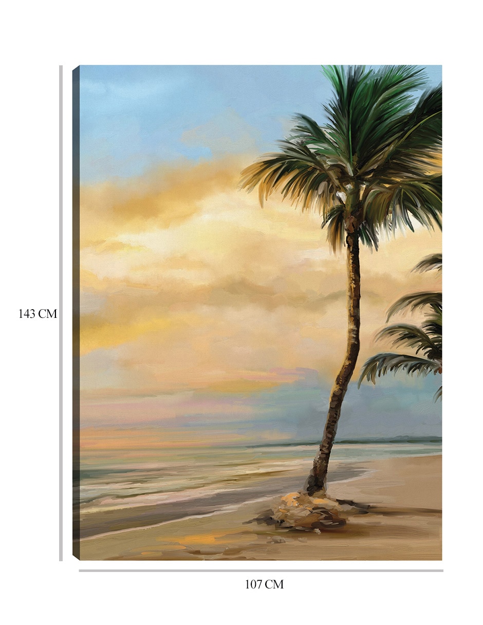 Cuadro decorativo Cosecha Tropical Del Amanecer Impresión En Lienzo técnica mixta Playas 9