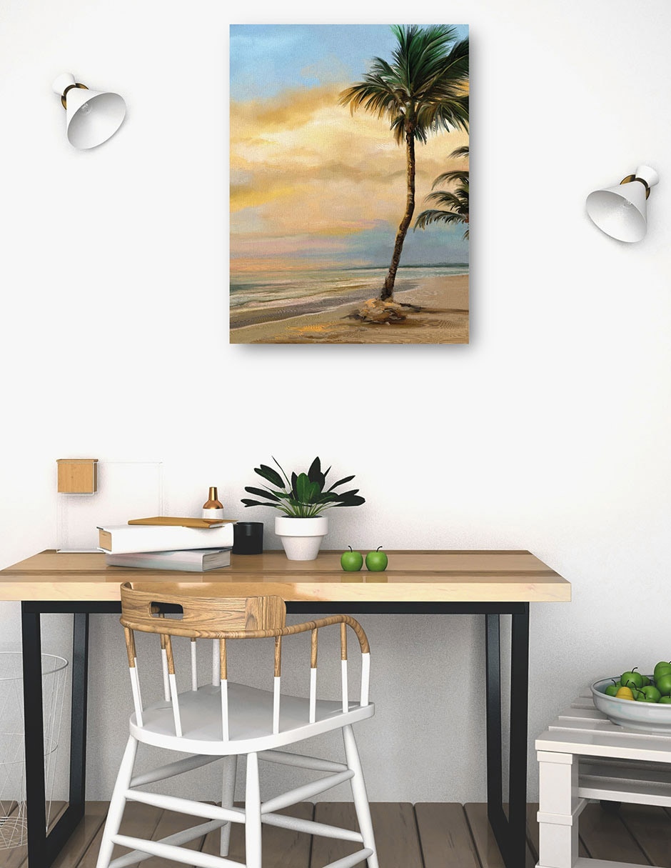 Cuadro decorativo Cosecha Tropical Del Amanecer Impresión En Lienzo técnica mixta Playas 6