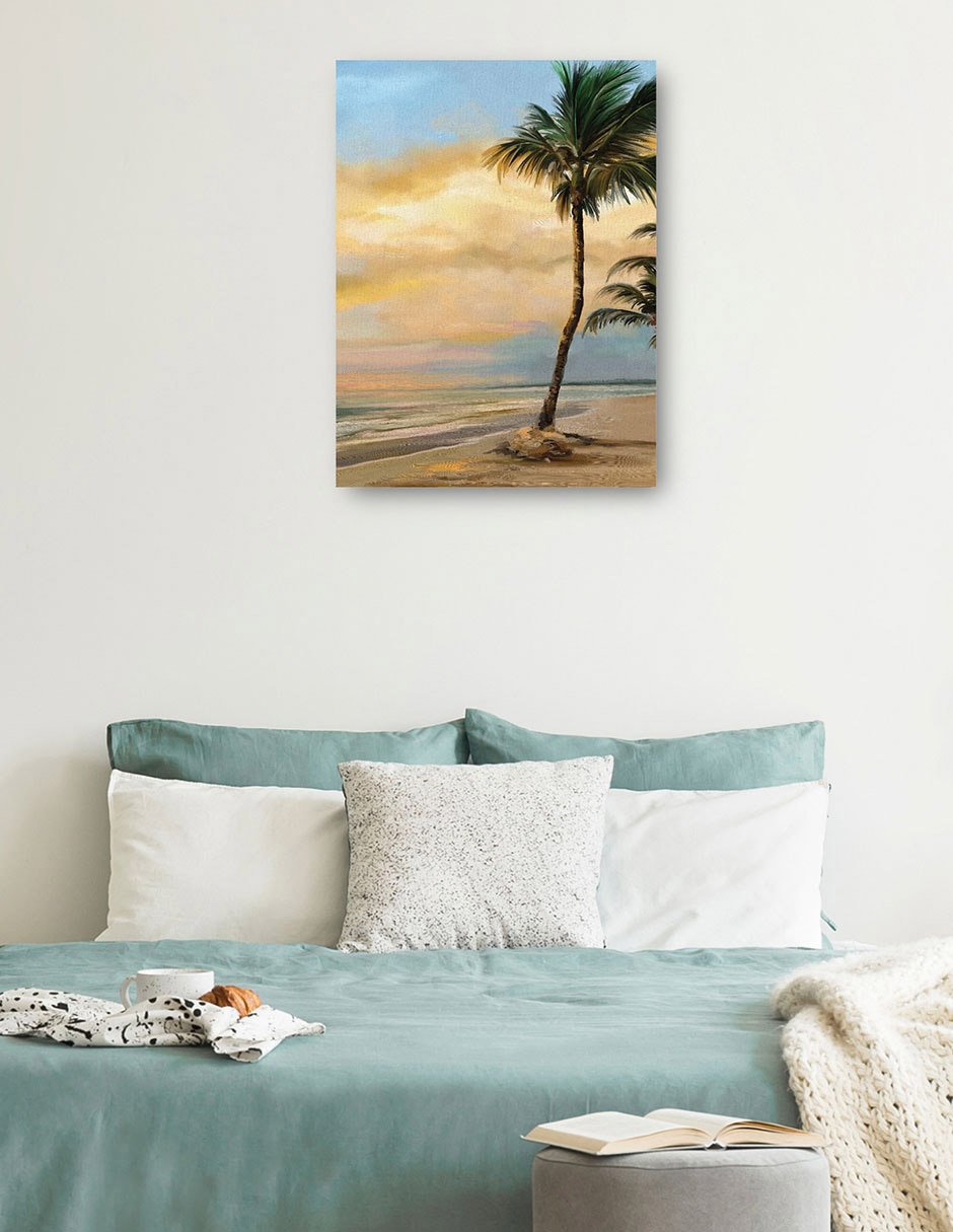 Cuadro decorativo Cosecha Tropical Del Amanecer Impresión En Lienzo técnica mixta Playas 7