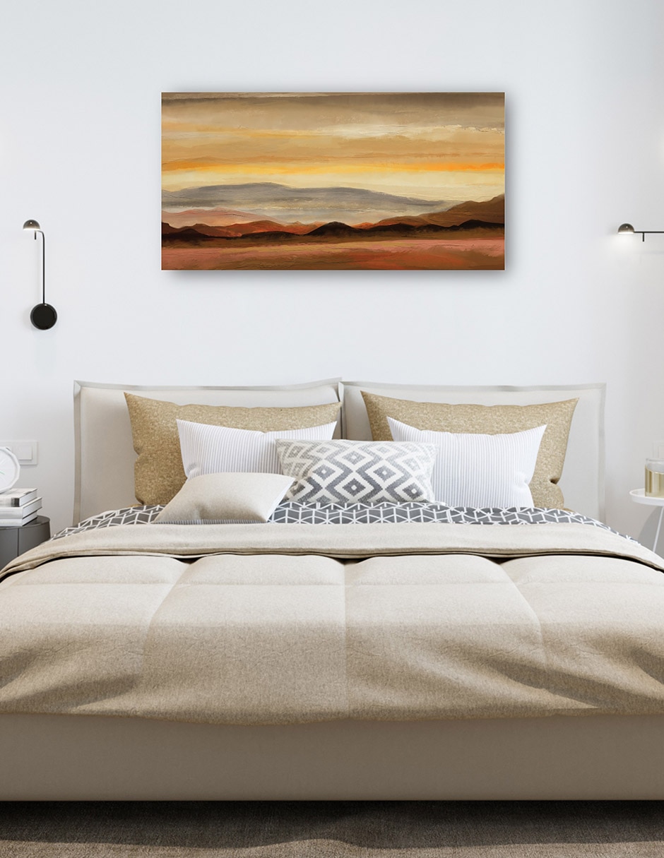 Cuadro decorativo Crepúsculo Impresión En Lienzo técnica mixta Crepúsculo 6