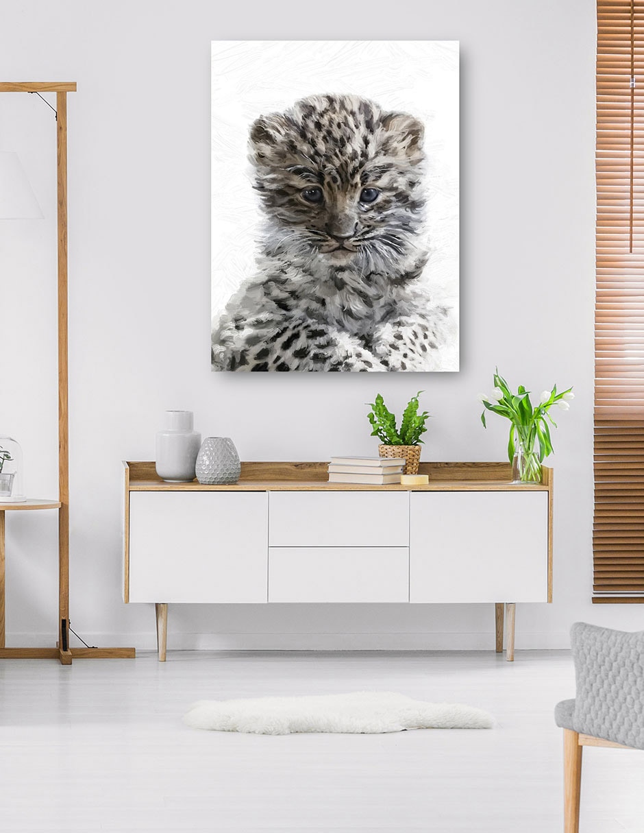 Cuadro decorativo Cosas Salvajes Iv Impresión En Lienzo técnica mixta Vida Silvestre 4