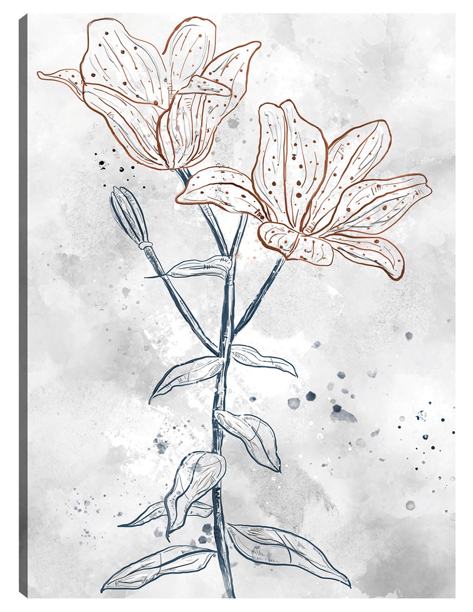 Cuadro decorativo Cuaderno De Bocetos De Jardín Ii Impresión En Lienzo técnica mixta Floración Cuadro decorativo Cuaderno De Bocetos De Jardín Ii Impresión En Lienzo técnica mixta Floración