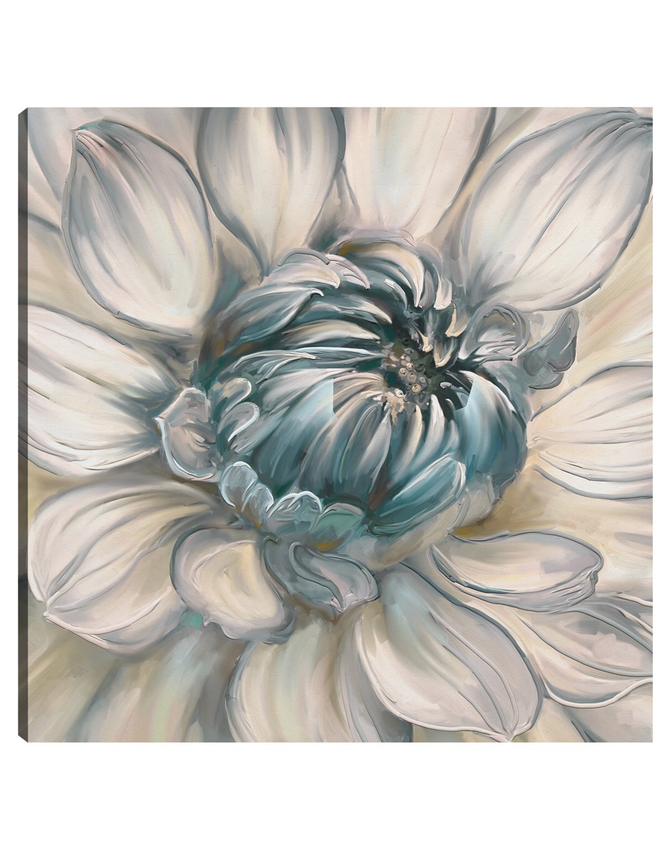 Cuadro decorativo Dalia Diurna Ii Azul Impresión En Lienzo técnica mixta Floración Cuadro decorativo Dalia Diurna Ii Azul Impresión En Lienzo técnica mixta Floración
