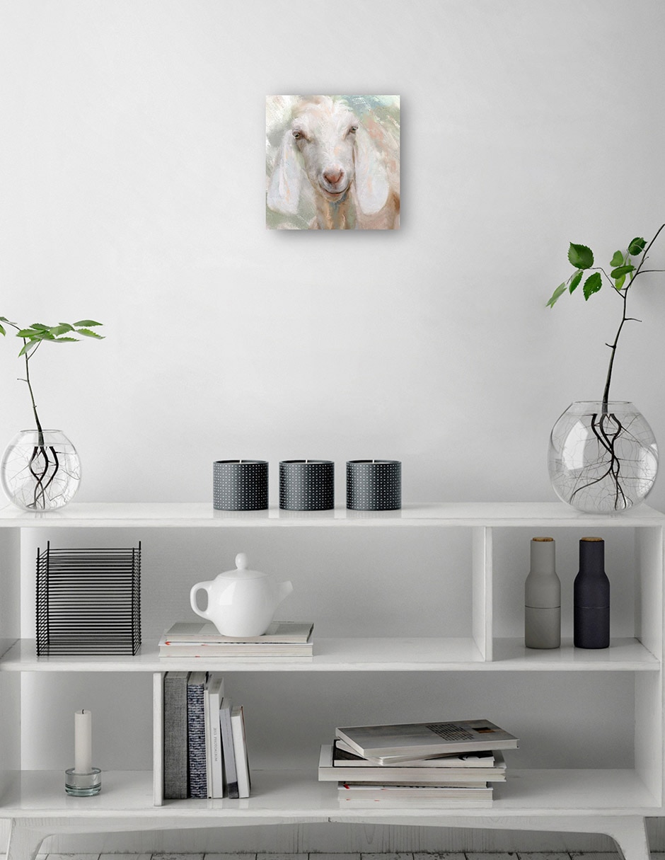 Cuadro decorativo Criaturas De La Granja I Impresión En Lienzo técnica mixta Animales Domésticos 8