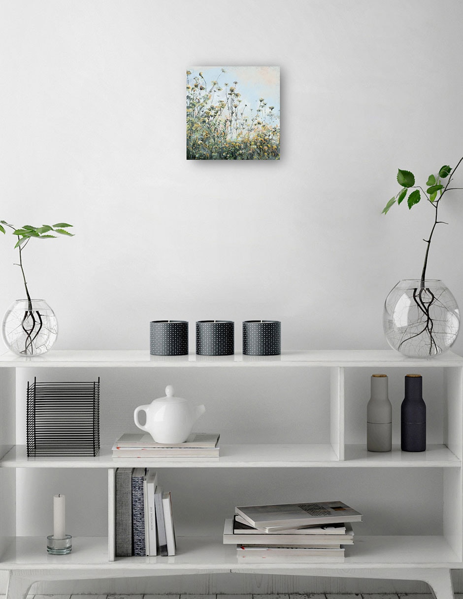 Cuadro decorativo Creciendo Silvestre Impresión En Lienzo técnica mixta Primavera 2