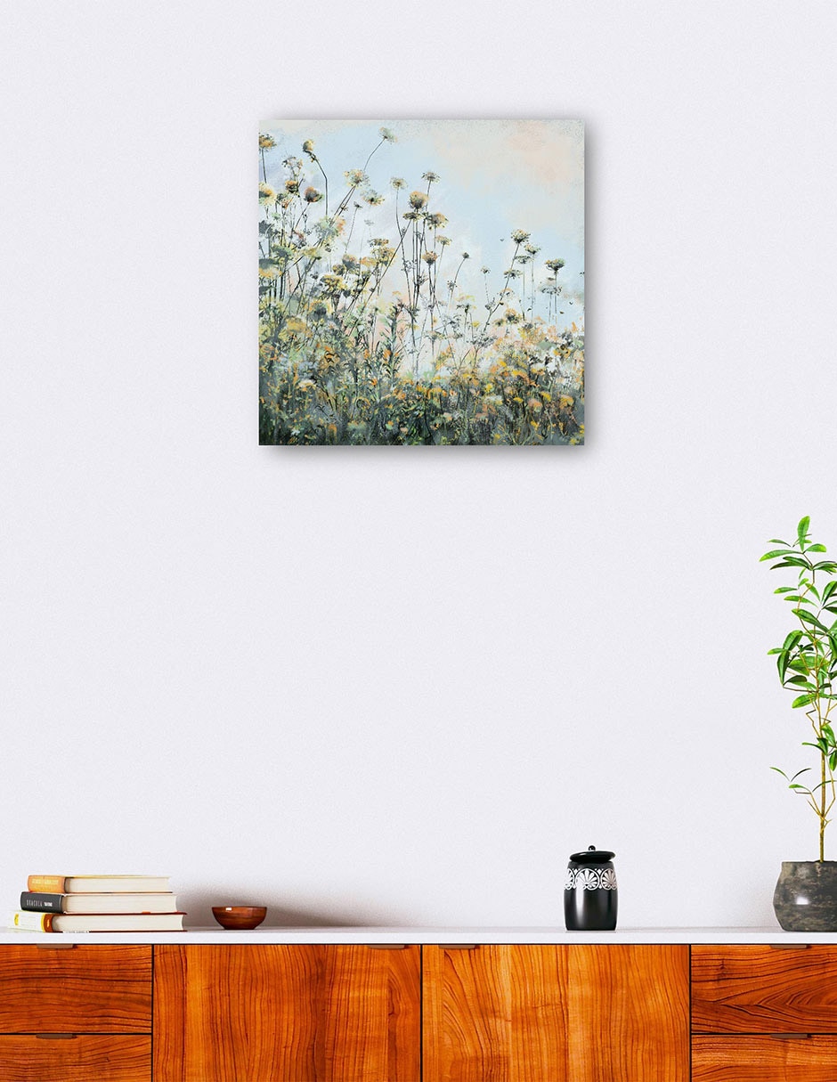 Cuadro decorativo Creciendo Silvestre Impresión En Lienzo técnica mixta Primavera 6