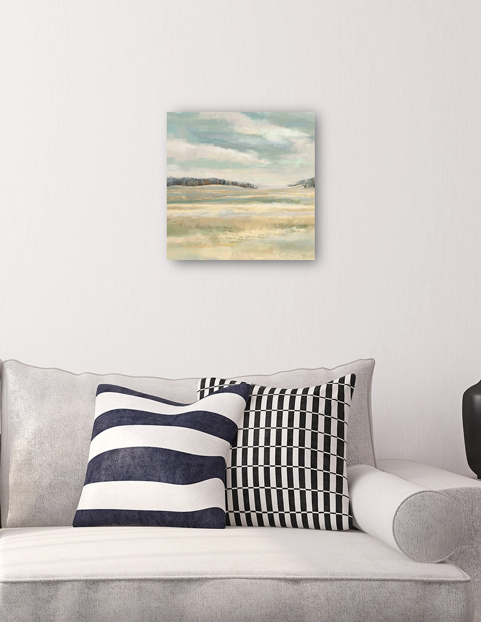 Cuadro decorativo Amanecer Dorado Impresión En Lienzo técnica mixta Caminos 4