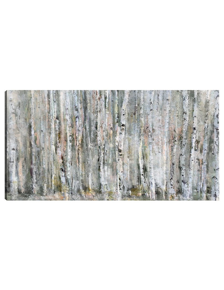 Cuadro decorativo Abedul Susurrante Impresión En Lienzo técnica mixta Bosques