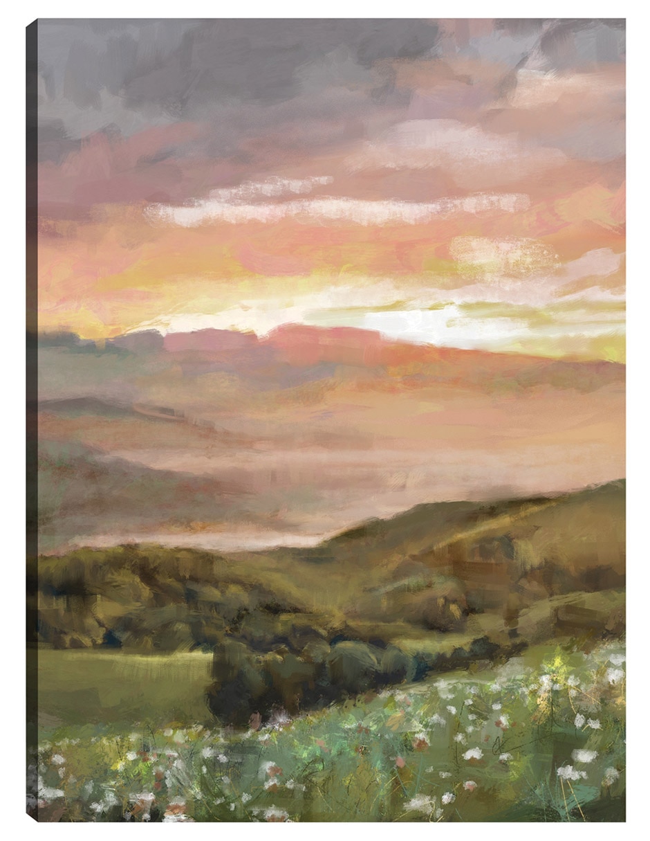 Cuadro decorativo Amanecer Ámbar Impresión En Lienzo técnica mixta Bosques Cuadro decorativo Amanecer Ámbar Impresión En Lienzo técnica mixta Bosques