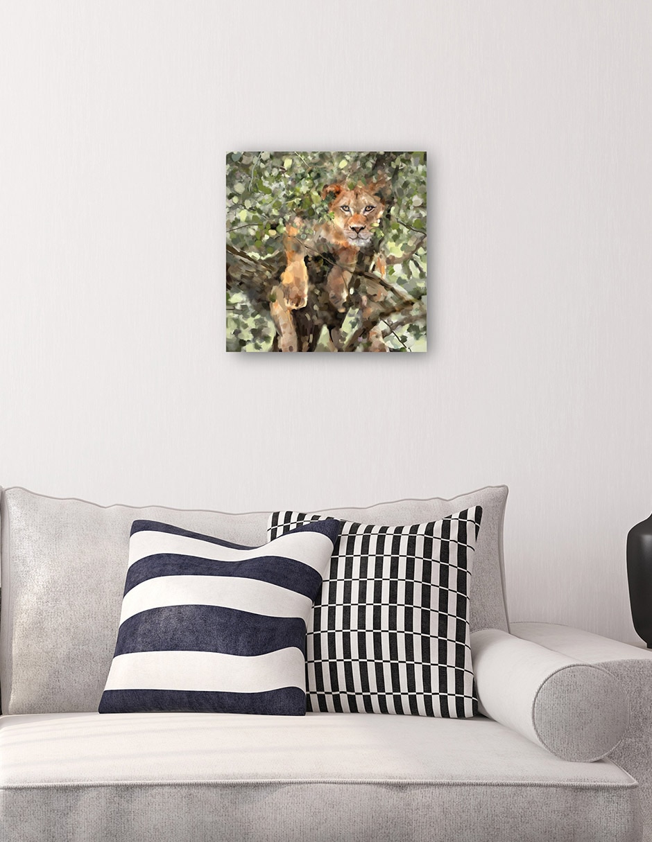 Cuadro decorativo Abrazador De Árboles Iii Impresión En Lienzo técnica mixta Vida Silvestre 4