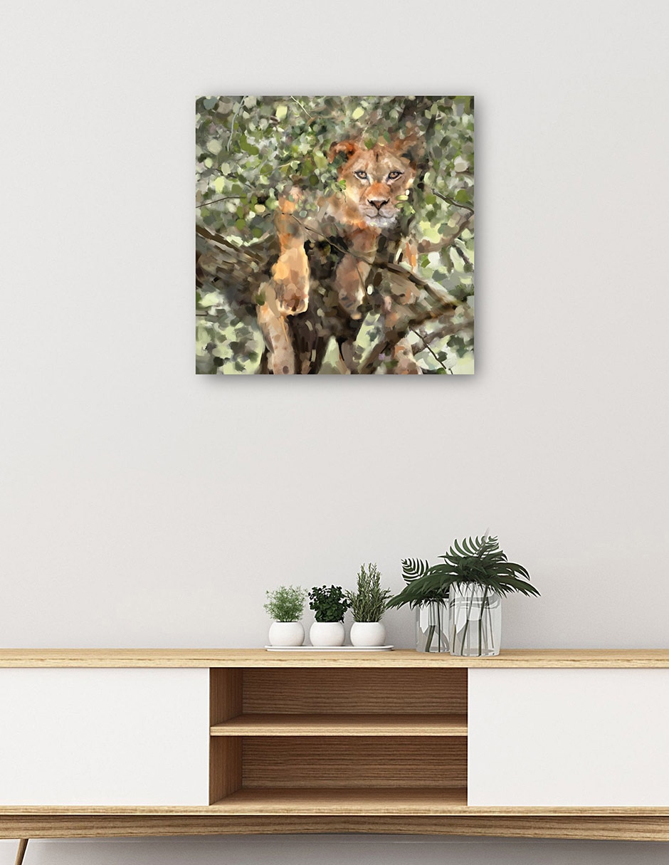 Cuadro decorativo Abrazador De Árboles Iii Impresión En Lienzo técnica mixta Vida Silvestre 5