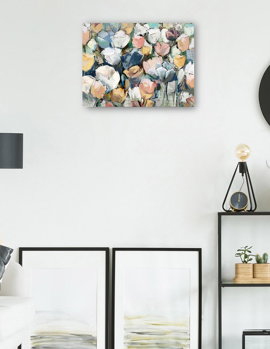 Cuadro decorativo Adoria Ii Impresión En Lienzo técnica mixta Arreglo Floral 3