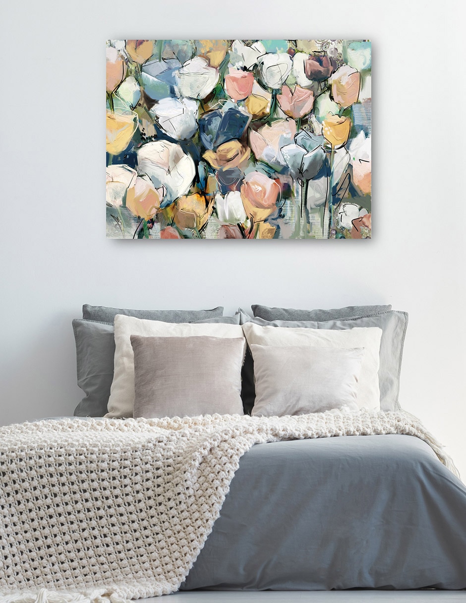 Cuadro decorativo Adoria Ii Impresión En Lienzo técnica mixta Arreglo Floral 5
