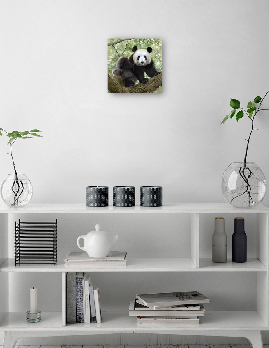 Cuadro decorativo Abrazador De Árboles I Impresión En Lienzo técnica mixta Vida Silvestre 2