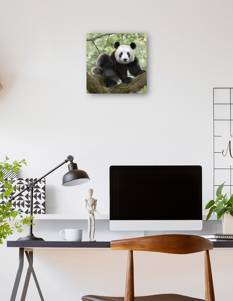 Cuadro decorativo Abrazador De Árboles I Impresión En Lienzo técnica mixta Vida Silvestre 3