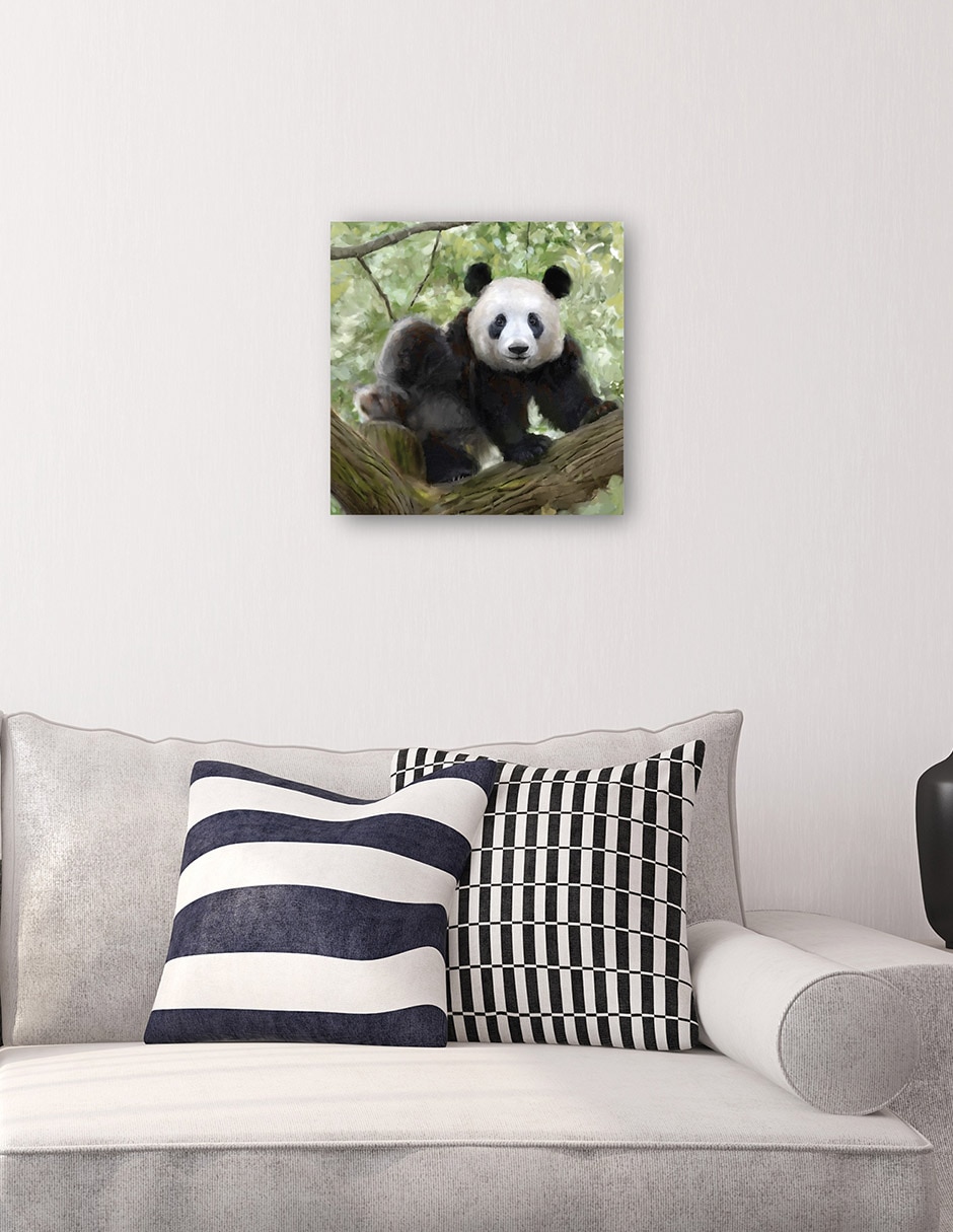 Cuadro decorativo Abrazador De Árboles I Impresión En Lienzo técnica mixta Vida Silvestre 4