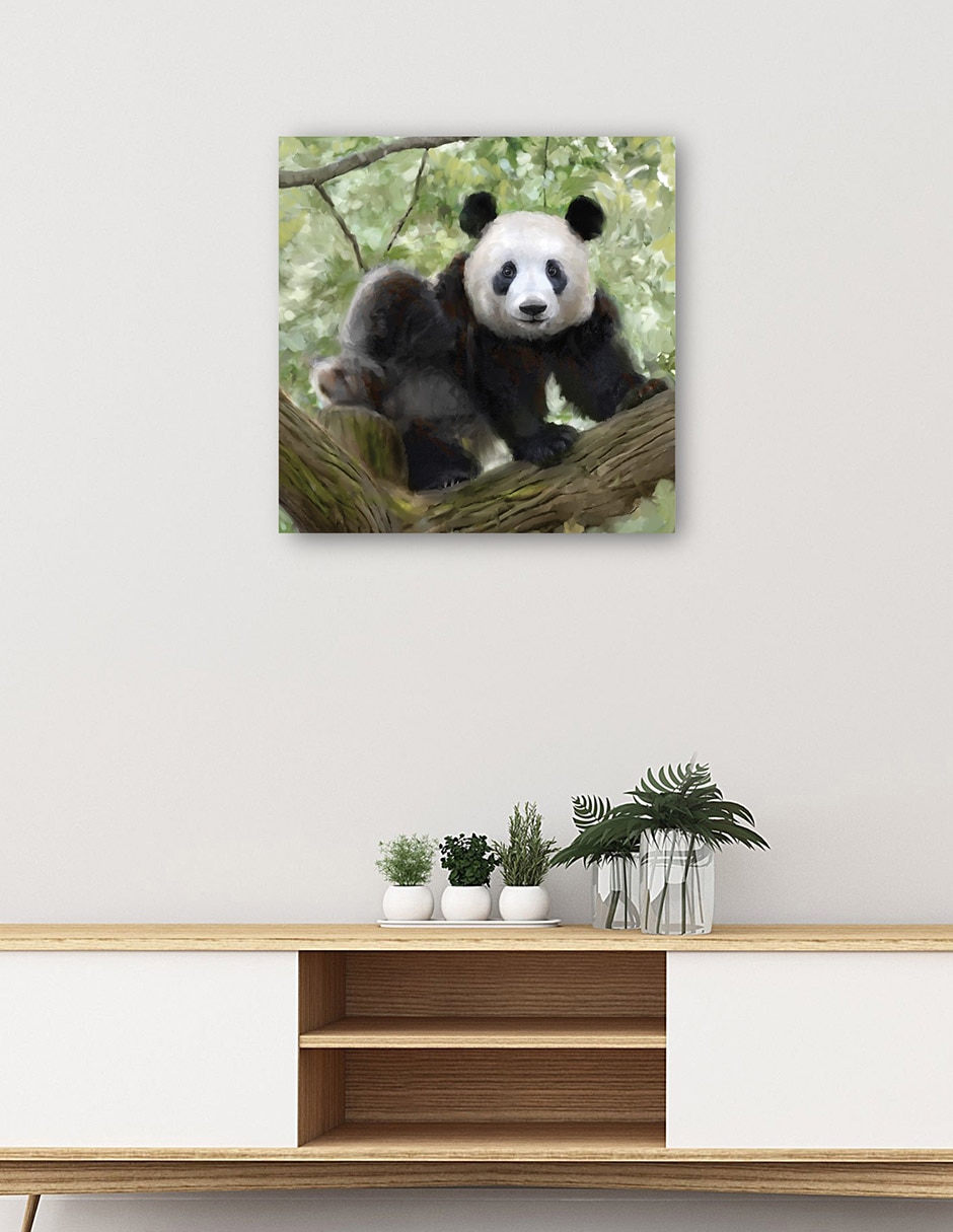 Cuadro decorativo Abrazador De Árboles I Impresión En Lienzo técnica mixta Vida Silvestre 5