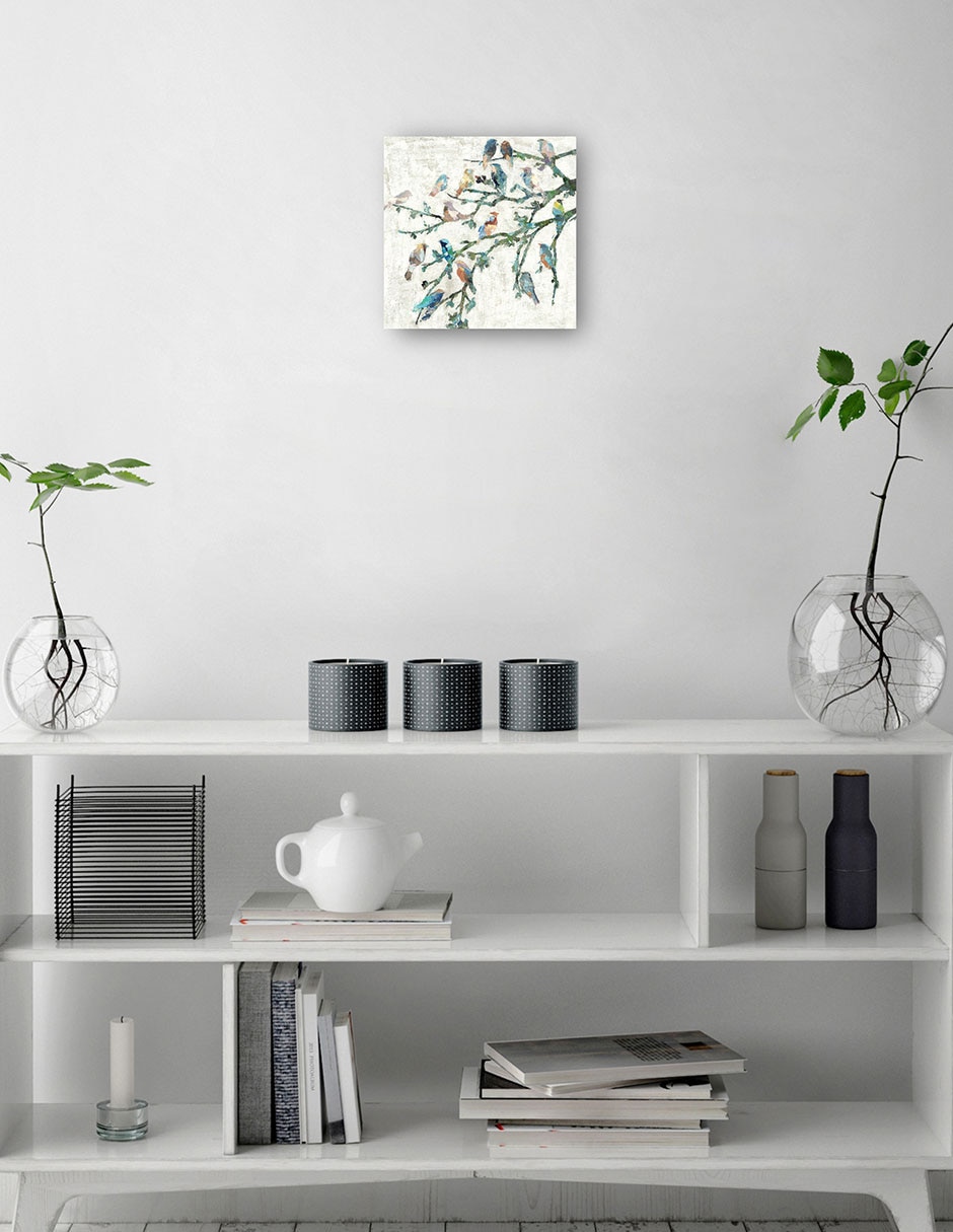 Cuadro decorativo Alas De Primavera I Impresión En Lienzo técnica mixta Vida Silvestre 4