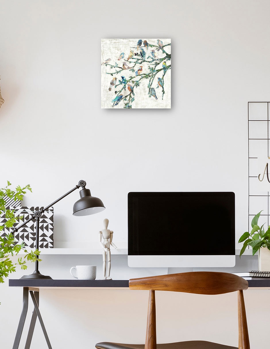 Cuadro decorativo Alas De Primavera I Impresión En Lienzo técnica mixta Vida Silvestre 5