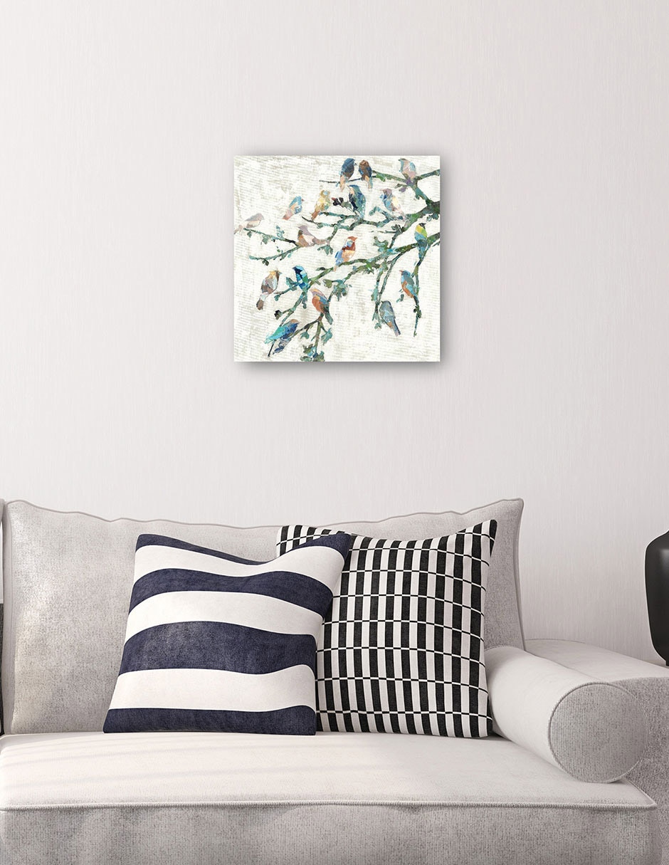 Cuadro decorativo Alas De Primavera I Impresión En Lienzo técnica mixta Vida Silvestre 6