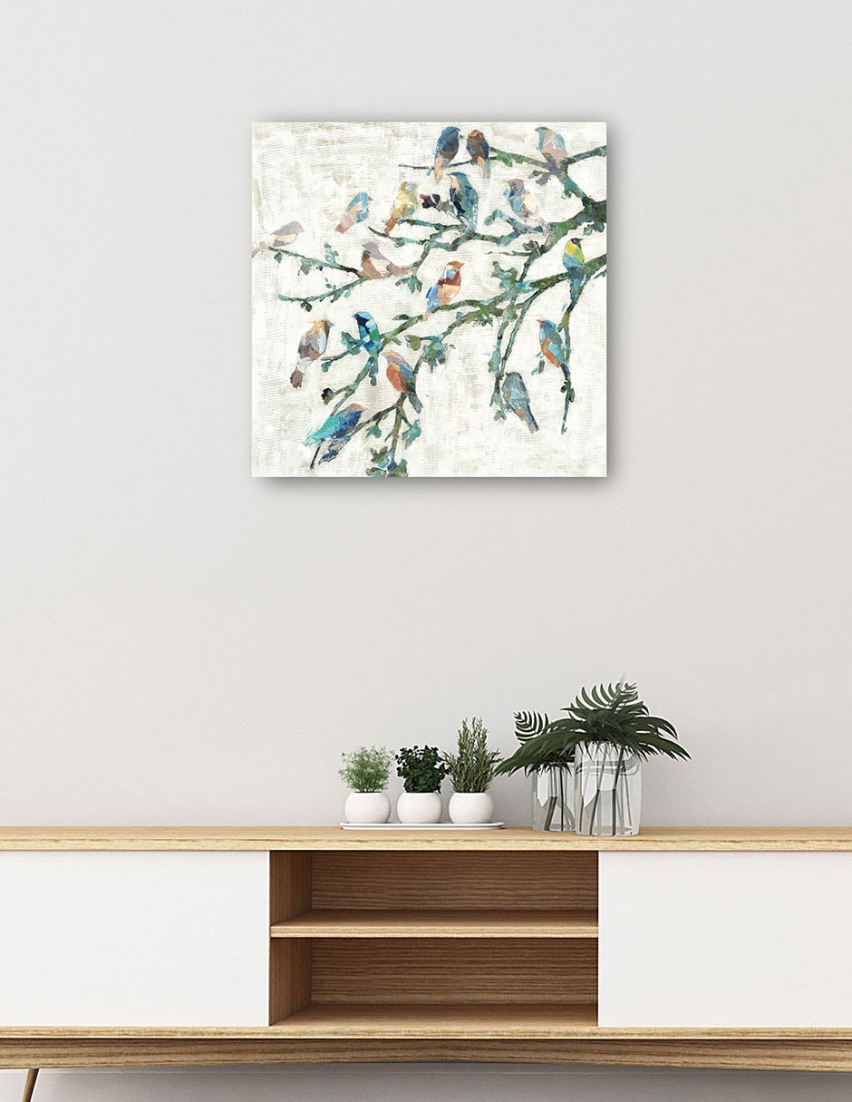 Cuadro decorativo Alas De Primavera I Impresión En Lienzo técnica mixta Vida Silvestre 7