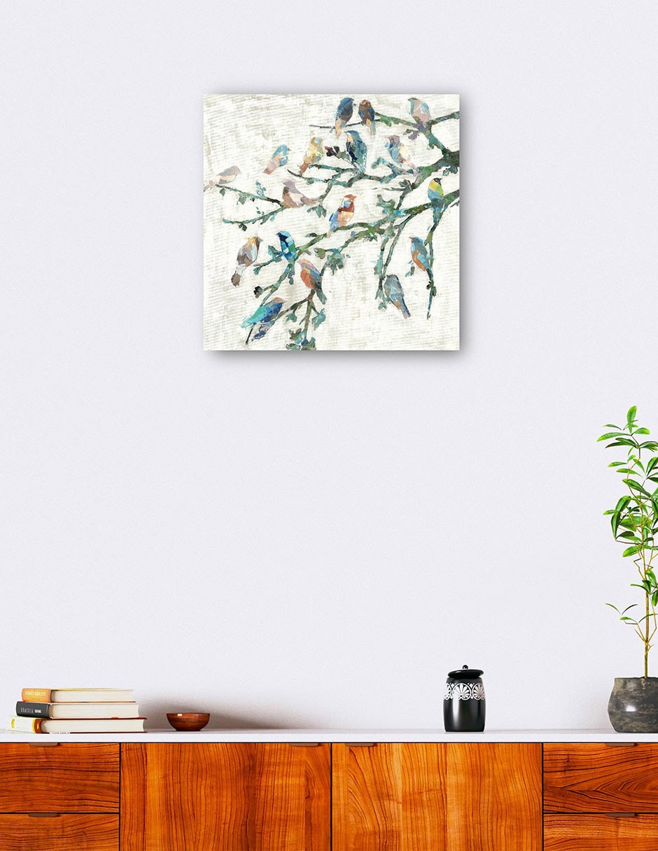Cuadro decorativo Alas De Primavera I Impresión En Lienzo técnica mixta Vida Silvestre 8