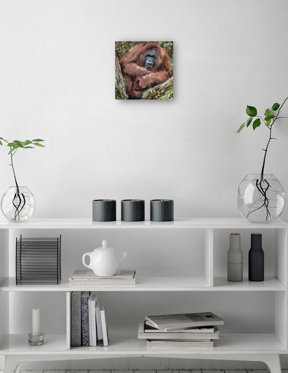 Cuadro decorativo Abrazador De Árboles Iv Impresión En Lienzo técnica mixta Vida Silvestre 2