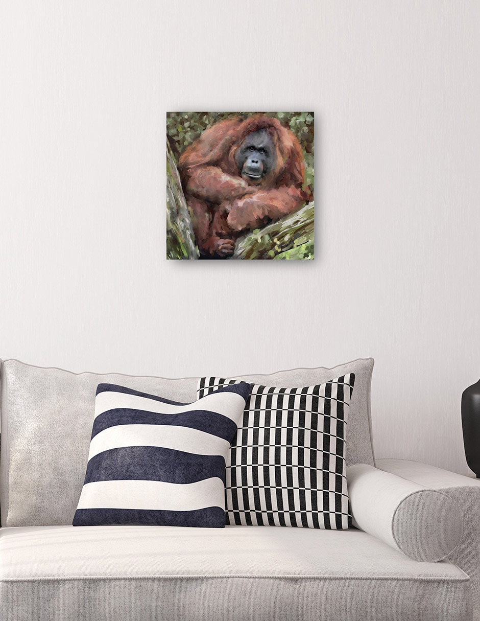 Cuadro decorativo Abrazador De Árboles Iv Impresión En Lienzo técnica mixta Vida Silvestre 4
