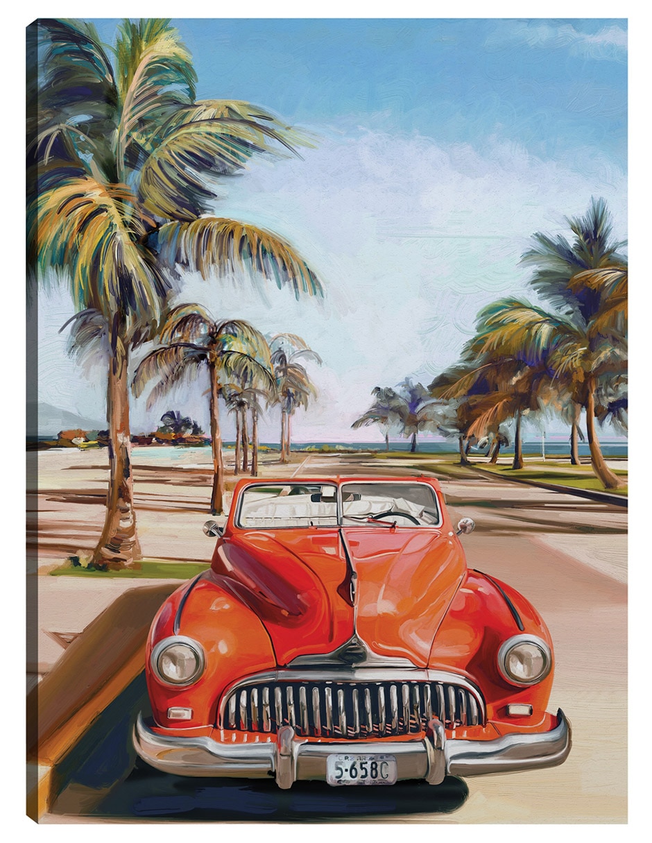 Cuadro decorativo Día De Playa Retro I técnica mixta Vintage Cuadro decorativo Día De Playa Retro I técnica mixta Vintage