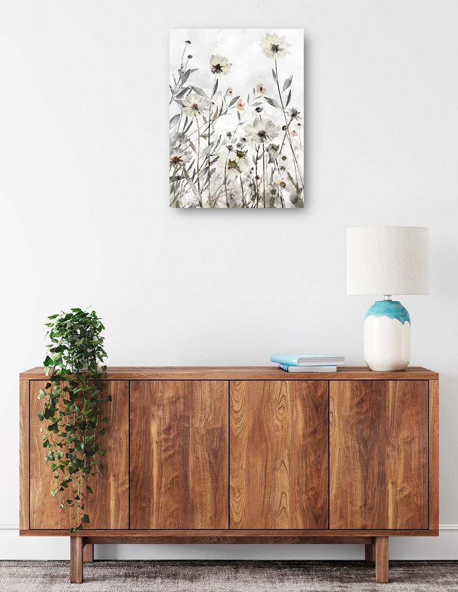 Cuadro decorativo El Jardín de Delia I técnica mixta 7