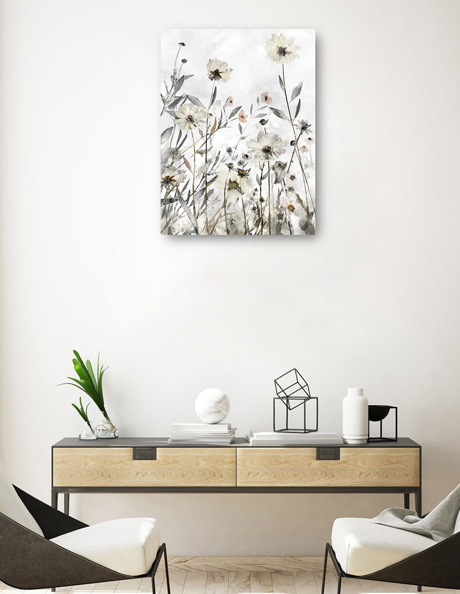 Cuadro decorativo El Jardín de Delia I técnica mixta 5