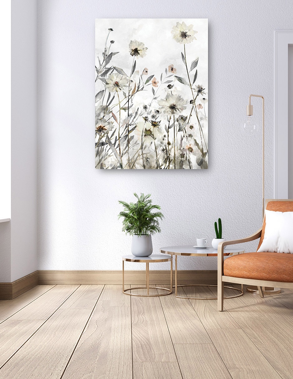 Cuadro decorativo El Jardín de Delia I técnica mixta 8