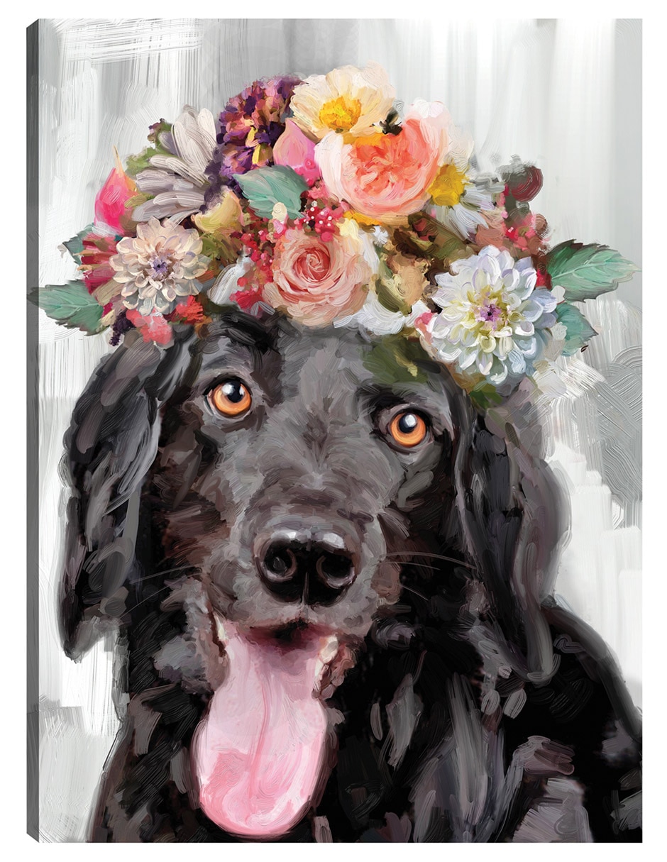 Cuadro decorativo El Poder De Las Flores I técnica mixta Animales Domésticos Cuadro decorativo El Poder De Las Flores I técnica mixta Animales Domésticos