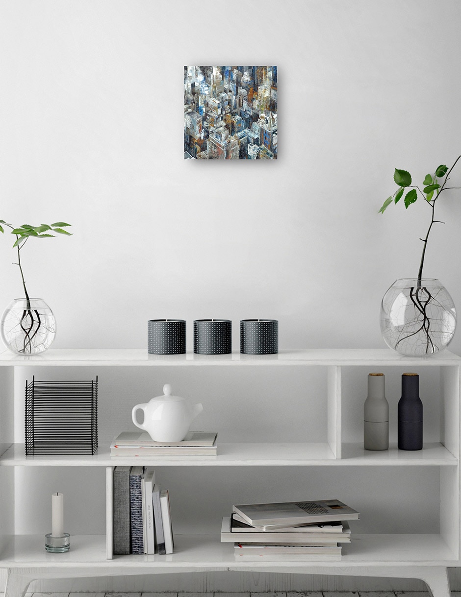 Cuadro decorativo Elévate Por Encima técnica mixta Edificios 2