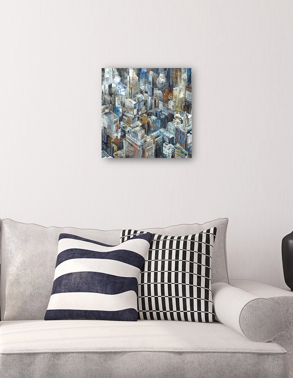 Cuadro decorativo Elévate Por Encima técnica mixta Edificios 4