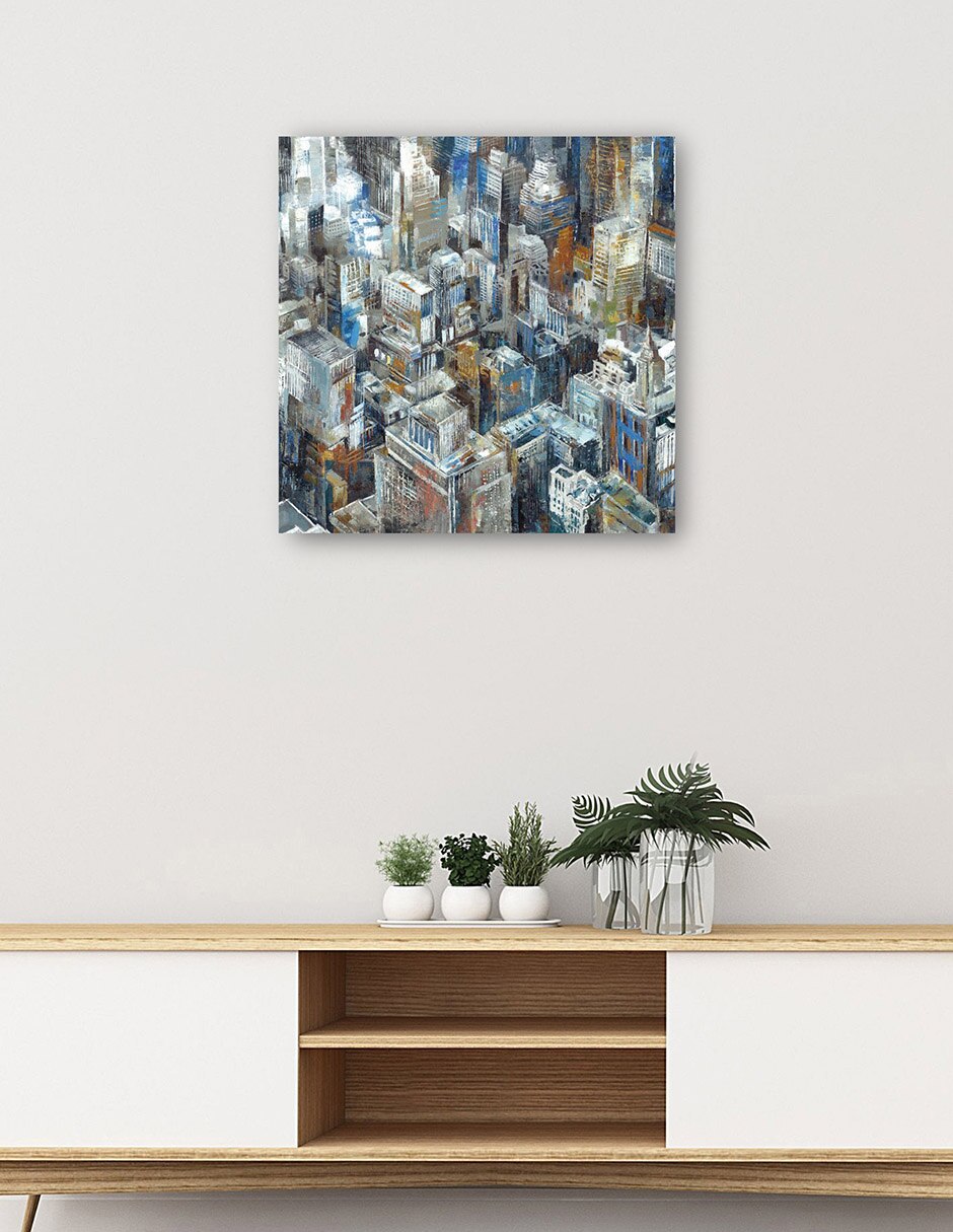Cuadro decorativo Elévate Por Encima técnica mixta Edificios 5