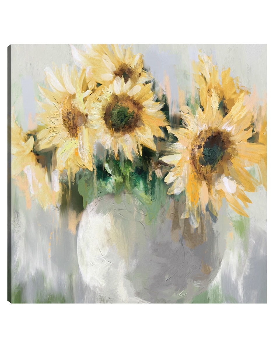 Cuadro decorativo Días Soleados técnica mixta Girasoles Cuadro decorativo Días Soleados técnica mixta Girasoles