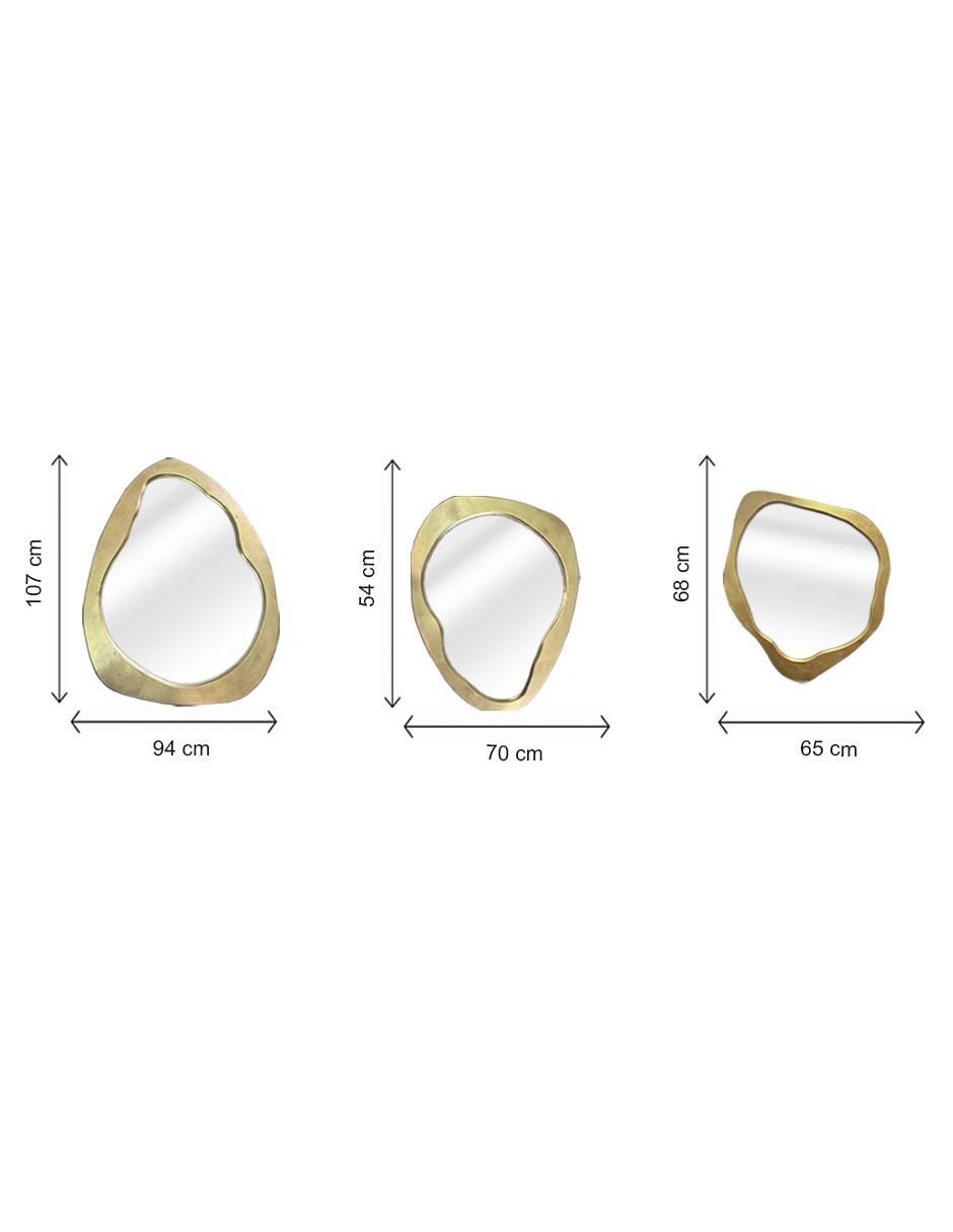 Espejo irregular Oro 7