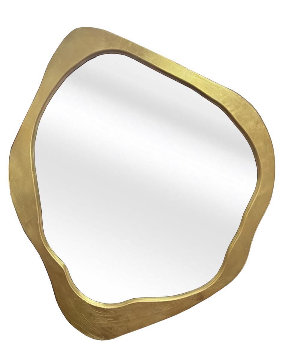Espejo irregular Oro