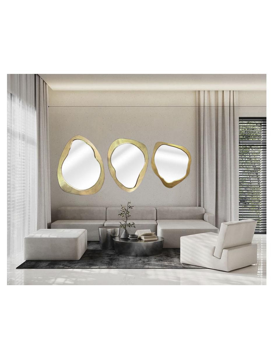 Espejo irregular Oro 6