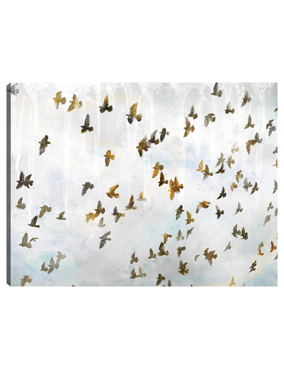 Cuadro decorativo En Vuelo técnica mixta Aves Silvestres