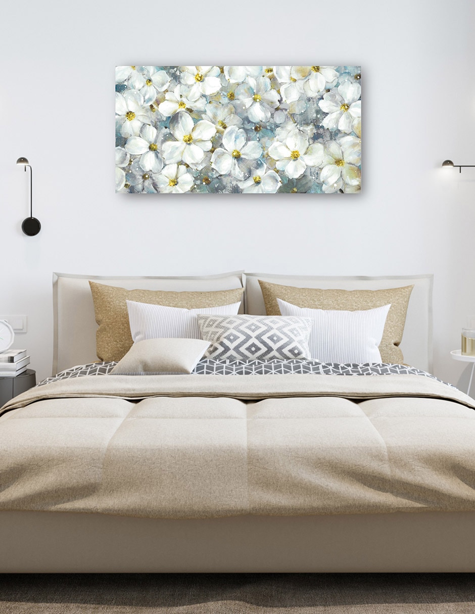 Cuadro decorativo Esencia Blanca mixta 6