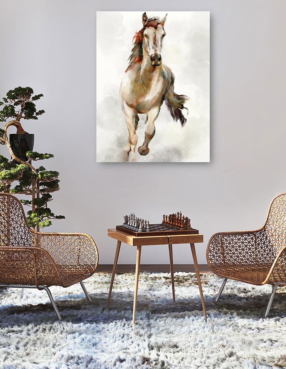 Cuadro decorativo Espíritu - Impresión En Lienzo técnica mixta Animales Domésticos 7