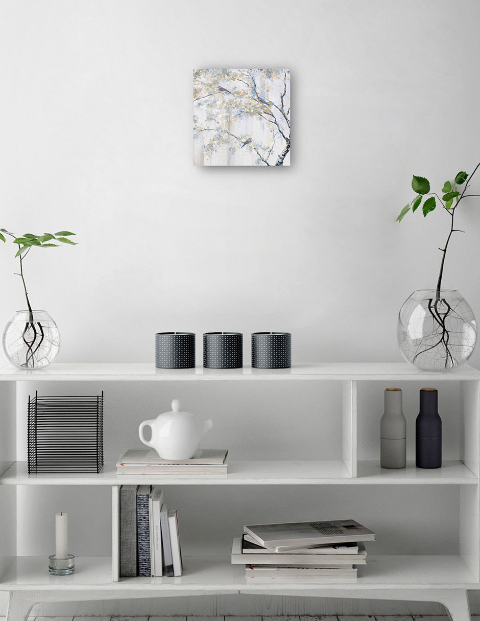 Cuadro decorativo Encaramado técnica mixta 4