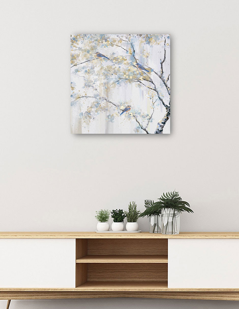 Cuadro decorativo Encaramado técnica mixta 3